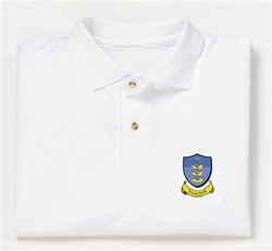 County Coat-of-Arms Polo Shirt - White